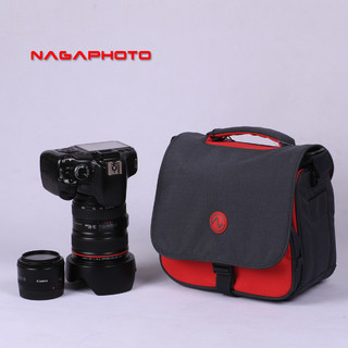 纳伽/CD11单肩摄影包 适合单反微单佳能R5/6相机包1机1镜 防水（晴朗的青海湖）