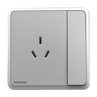 SIEMENS 西门子 灵蕴系列 5UB12533NC02 16A一开三孔插座 星辉银灰色