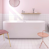 JOMOO 九牧 Y077217-1AB1-JMD 椭圆浴缸三件套 1.7m