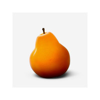 WE GALLERY 维格列艺术 丽莎·帕彭 Lisa Pappon 水果系列《梨》22x23cm 2019 光釉陶瓷 橙色