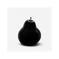 WE GALLERY 维格列艺术 丽莎·帕彭 Lisa Pappon 水果系列《梨》22x23cm 2019 光釉陶瓷 黑色
