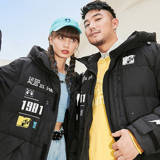 N-MAX X MTV男女款连帽羽绒服 BNY026