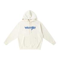 Wrangler 威格 男女款连帽卫衣 WMT002336100893-A01071 米白色 XS