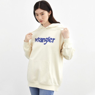 Wrangler 威格 男女款连帽卫衣 WMT002336100893-A01071 米白色 M