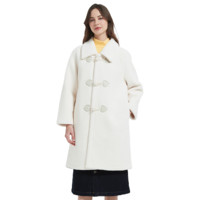 gonblick 北欧时刻 女士仿羊羔绒外套 21417141938 米白 XS