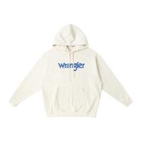 Wrangler 威格 男女款连帽卫衣 WMT002336100893-A01071 米白色 XL