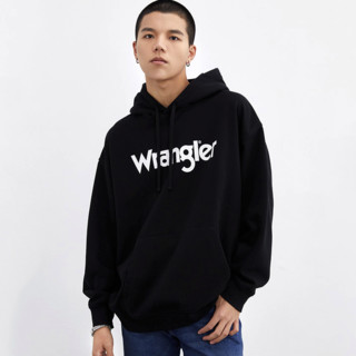 Wrangler 威格 男女款连帽卫衣 WMT002336100893-A01070 黑色 XL