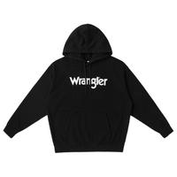 Wrangler 威格 男女款连帽卫衣 WMT002336100893-A01070 黑色 M