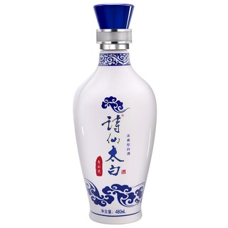 SHI XIAN TAI BAI 诗仙太白 青云瓷 52%vol 浓香型白酒 480ml*2瓶 礼盒装