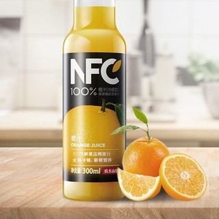 NONGFU SPRING 农夫山泉 冷藏型 NFC 100%橙汁 300ml*12瓶