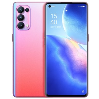 OPPO Reno5 Pro全网通5G双模曲面屏手机 6400万四摄 65W超级闪充 天玑1000+芯片 8+128星愿红