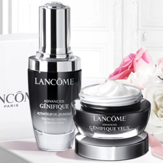 LANCOME 兰蔻 Genifique小黑瓶系列护肤礼盒装 (肌底精华焕亮眼霜15ml+第二代全新精华肌底液50ml)