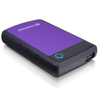 Transcend 创见 StoreJet 25H3P 2.5英寸便携移动机械硬盘 4TB USB 3.0 紫色