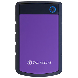 Transcend 创见 StoreJet 25H3P 2.5英寸便携移动机械硬盘 4TB USB 3.0 紫色