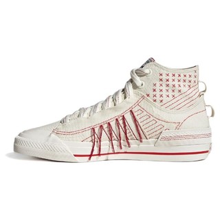 adidas ORIGINALS Nizza Hi Dl 中性运动帆布鞋 GX8534