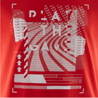 DECATHLON 迪卡侬 100系列 8578584 男童短袖T恤 炙红色 155cm