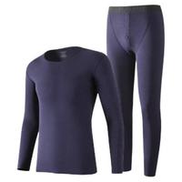 PLAYBOY 花花公子 男士保暖内衣套装 D811 牛仔蓝 M