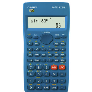 CASIO 卡西欧 FX-220PLUS 函数科学计算器 蓝色