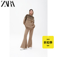 ZARA  女装 羊毛喇叭裤 02488109751