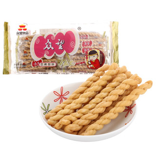 ZHONGWANG FOOD 众望食品 小麻花 芝麻甜味 312g