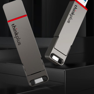Lenovo 联想 TU200 Pro USB 3.2 固态U盘 灰色 1TB USB-A/Type-C双口