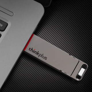 Lenovo 联想 TU200 Pro USB 3.2 固态U盘 灰色 256GB USB-A/Type-C双口