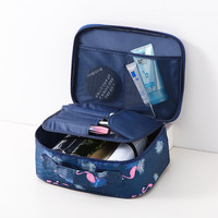 ins网红化妆包小号便携韩国简约大容量旅行随身少女心品袋收纳盒（黄色柠檬A款）