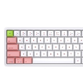 SKYLOONG 64键 有线机械键盘 樱花 佳达隆光茶轴 RGB