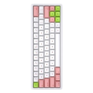 SKYLOONG 64键 有线机械键盘 樱花 佳达隆光茶轴 RGB
