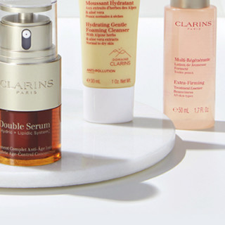 CLARINS 娇韵诗 护肤套装 (焕活修护精华露20ml+焕颜弹力日霜15ml+焕颜紧致精华水50ml+舒柔保湿泡沫洁面乳125ml)