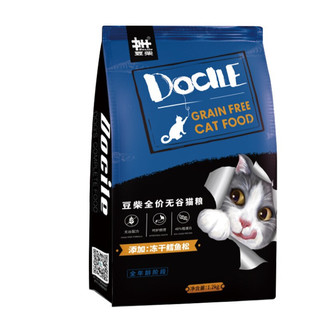 docile 豆柴 冻干鳕鱼松全阶段猫粮 1.2kg