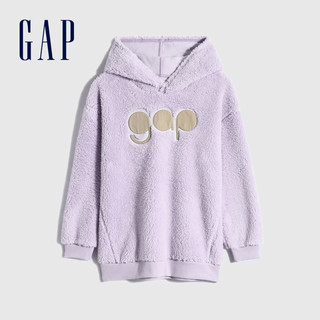 Gap 盖璞 女童加绒连帽衫