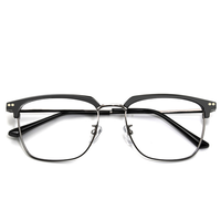 裴漾 8001 黑银色TR钛合金眼镜框+1.60折射率 非球面镜片