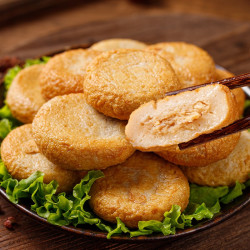 昊瑞福食品虎皮鱼饼250g关东煮食材