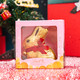 Lindt 瑞士莲 小金兔形季节限定牛奶巧克力礼盒100g 圣诞年货节礼物佳选