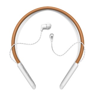 Klipsch/杰士 T5 neckband牛皮颈戴式耳机椭圆形耳塞降噪续航15h（黑色、官方标配）