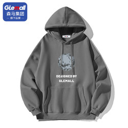 Glemall 哥来买 森马集团旗下GleMall连帽卫衣男士冬季加厚上衣宽松帅气ins潮