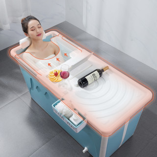 折叠泡澡桶大人浴桶沐浴盆大号神器成人洗澡桶澡盆可全身家用浴缸14米
