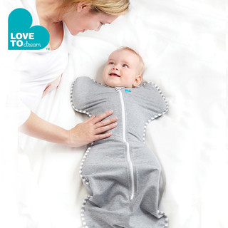 Love to dream 新生婴儿睡袋襁褓防踢被四季通用防惊跳投降式睡袋
