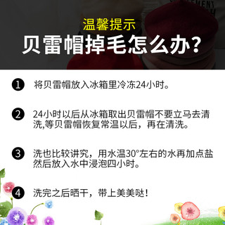 2020年新款贝雷帽女秋冬韩版潮百搭日系英伦复古ins八角蓓蕾帽子（均码（可调节）送发夹、PU-红色）