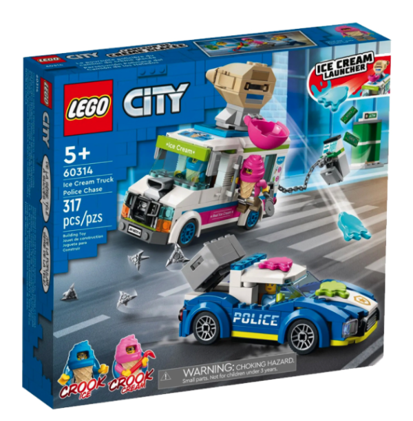 lego乐高城市系列60314追击冰淇淋车