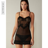 Intimissimi 女士睡衣优雅花卉蕾丝透视妩媚吊带睡裙 LBD1294 多色可选