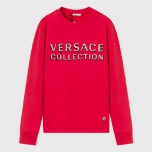 VERSACE 范思哲 男士LOGO长袖卫衣 V800821Z VJ00358