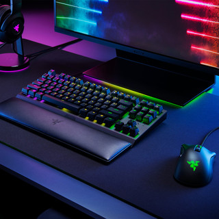 RAZER 雷蛇 人体工程学键盘腕托87键104键游戏护腕垫鼠标手枕掌托