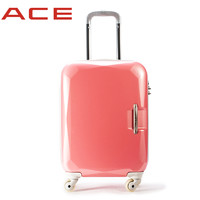ACE日本爱思拉杆箱万向轮女性行李箱旅行箱硬箱海关锁 宝石系列（24寸、橘黄色【15款】）
