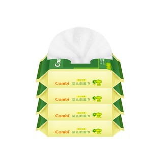 Combi 康贝 婴儿湿巾纸新生儿童宝宝湿纸巾手口专用小包便携25*4包