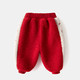 嘟嘟家 虎年宝宝套装婴儿新年衣服拜年裤子红色过年外套男童唐装女童卫衣