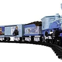 Prime会员：Lionel Racing 火车 - Disney 冰雪奇缘随时玩耍套装 Ready to Play w/Remote Blue, White, Black, Silver