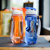 夏天夏季塑料水杯子女儿童小学生便携男防摔2020新款潮网红ins风（升级大容量-灰色700ml）