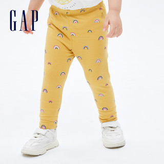 Gap 盖璞 婴儿洋气长裤731145 2021秋季新款童装直筒打底裤